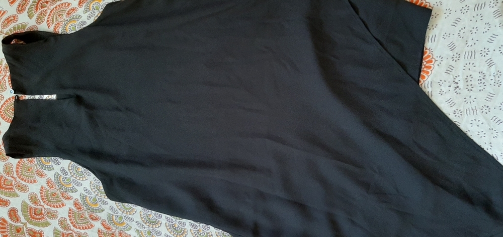 Black asymmetrical dress